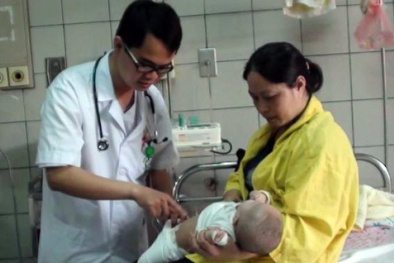 Dịch sởi đang được đẩy lùi 